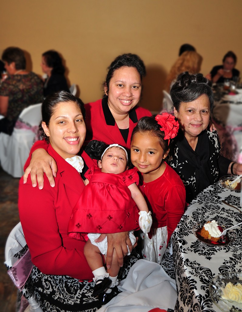 Sisters Image of Mother and Sisters in a Mother Daughter Banquet