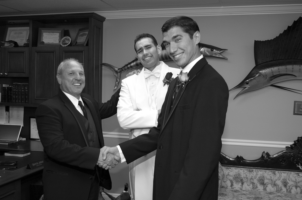 Father in Law and Groom with one the grooms man Father in Law and Groom with one the grooms man